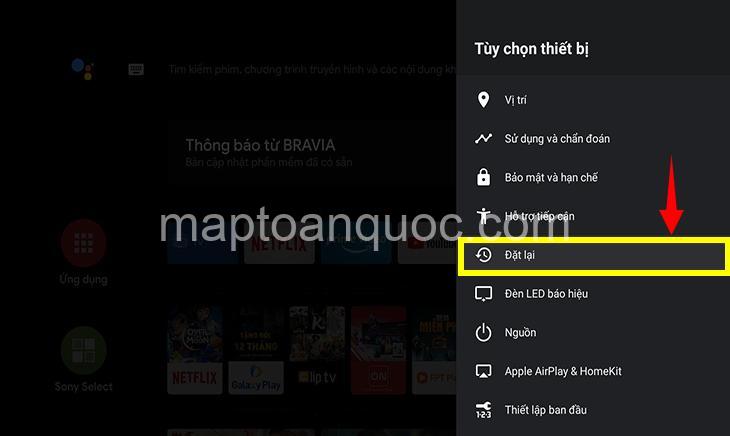 Cách Khôi phục Cài đặt Gốc Tivi - Hướng dẫn chi tiết